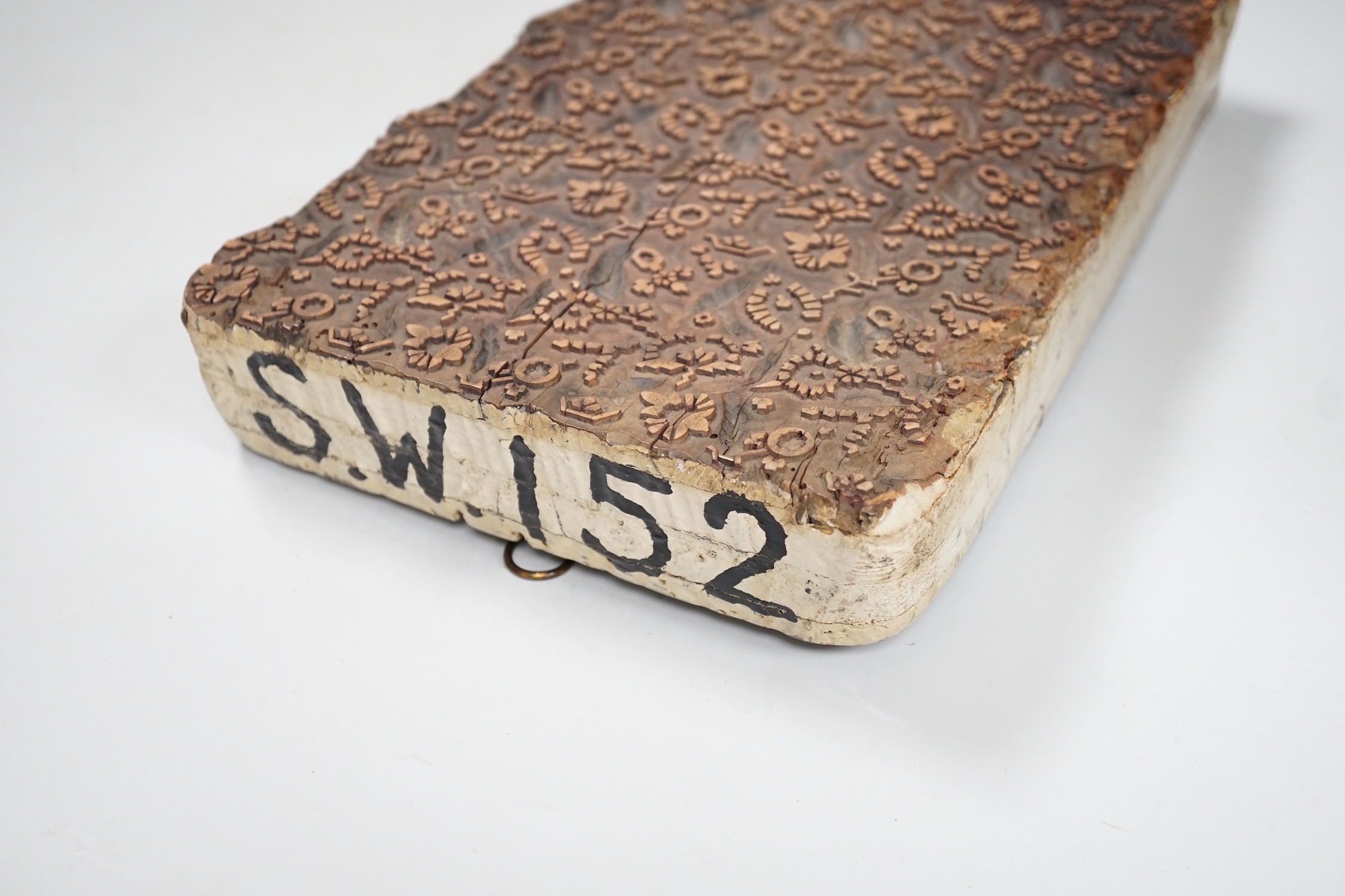 A 19th century modern printing block. 20 x 31cm
